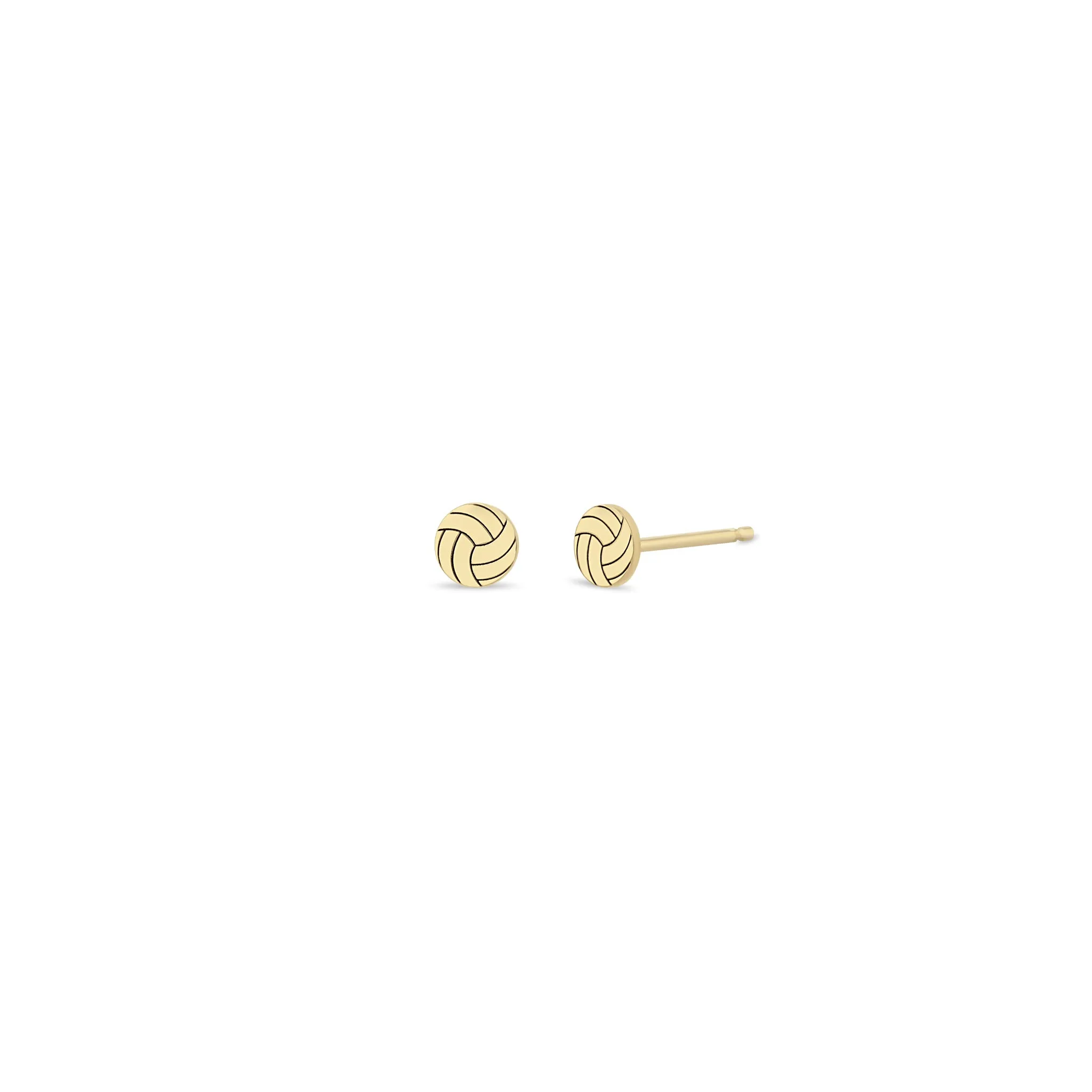 14k Itty Bitty Volleyball Stud