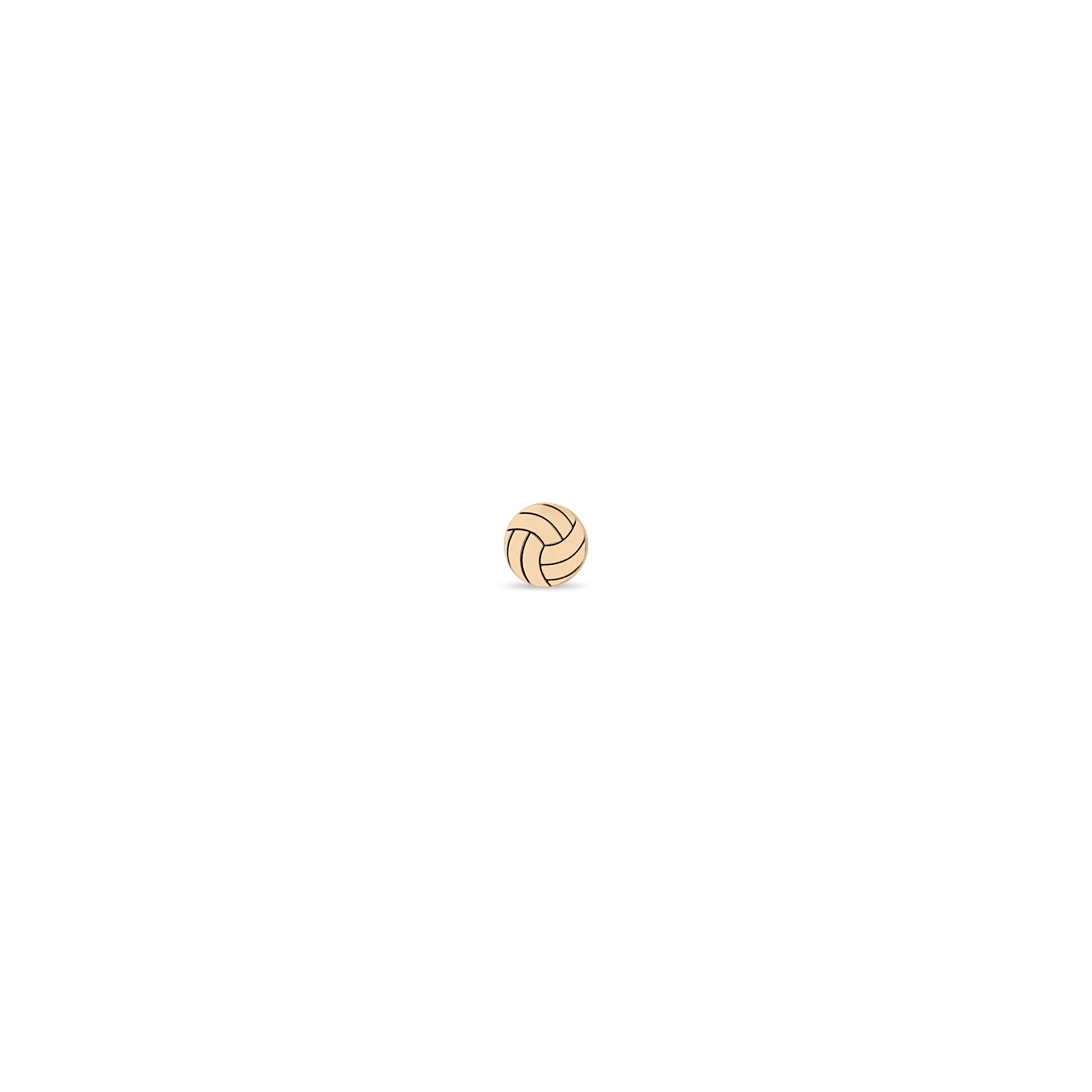 14k Itty Bitty Volleyball Stud