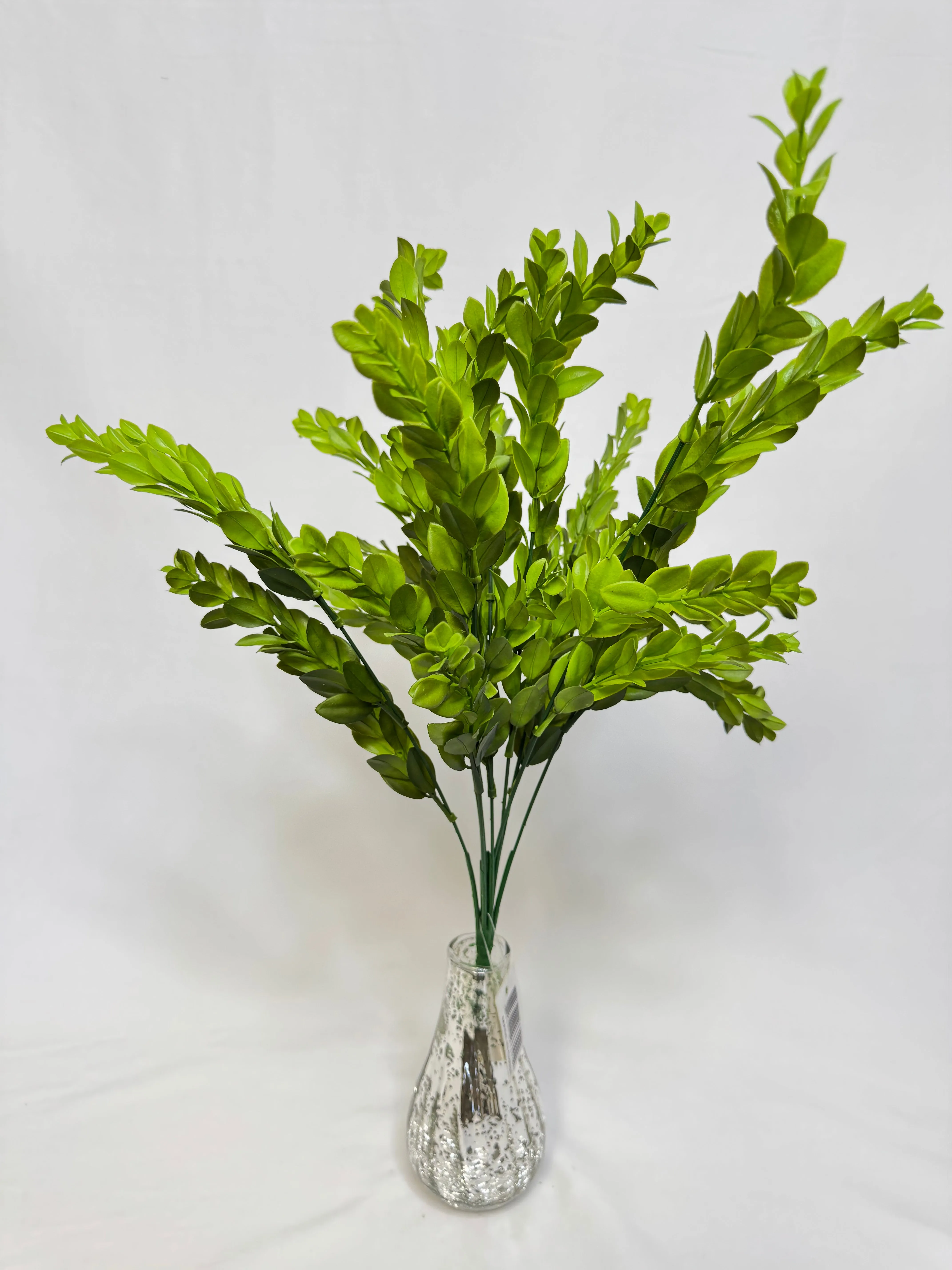 19" Plastic Boxwood Bush: Green - 43351