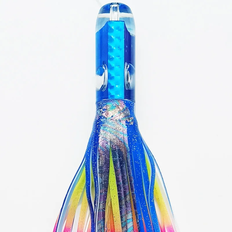 1PC 33cm160g Boat Fishing Trolling Bait Squid pesca Fishing Bait 13inch Big Game Lure Tuna Metal Head Octopus Sea Fishing Lure