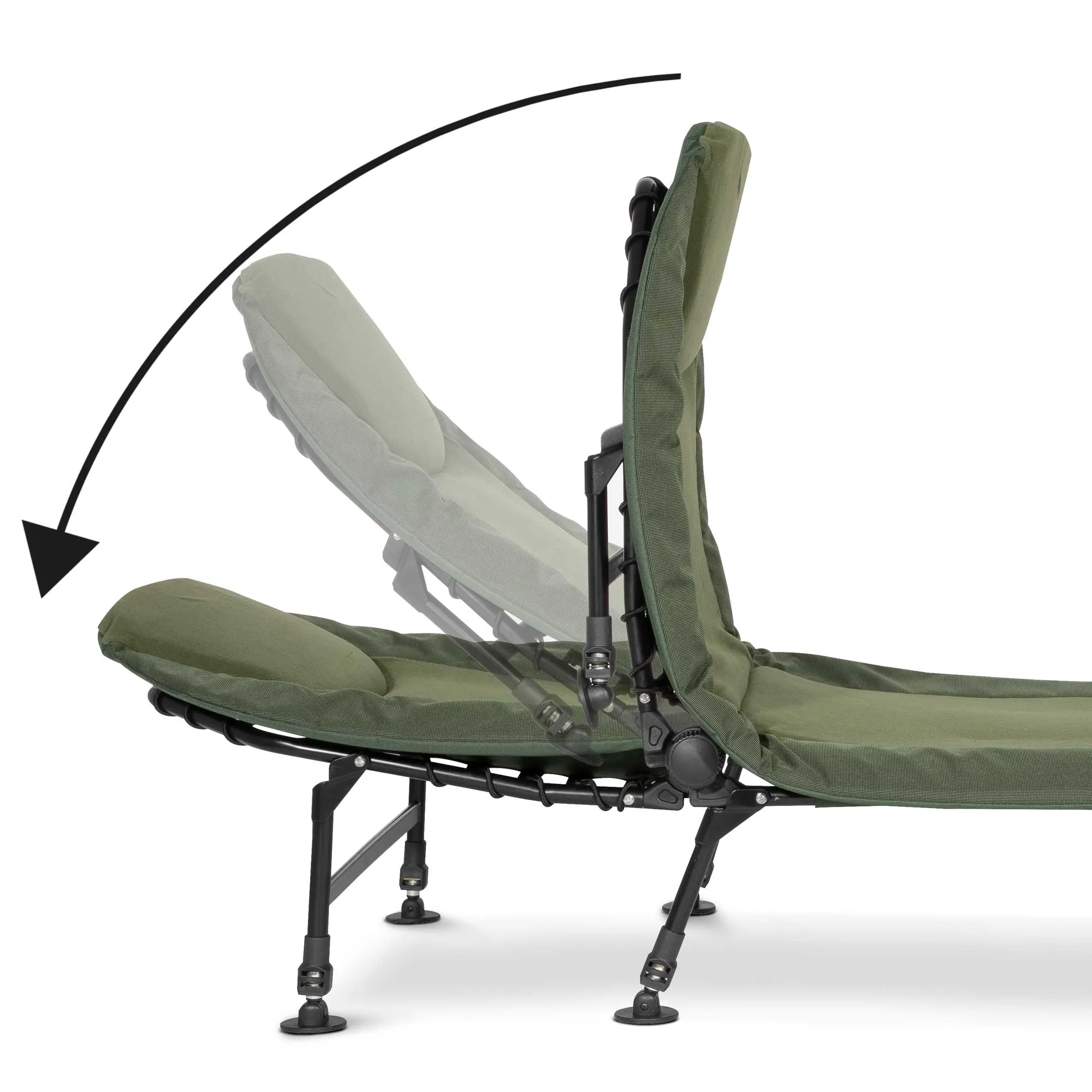 2-Man Fishing Bivvy/Carp Tent, Lightweight & Waterproof with Two Bedchairs - DL142