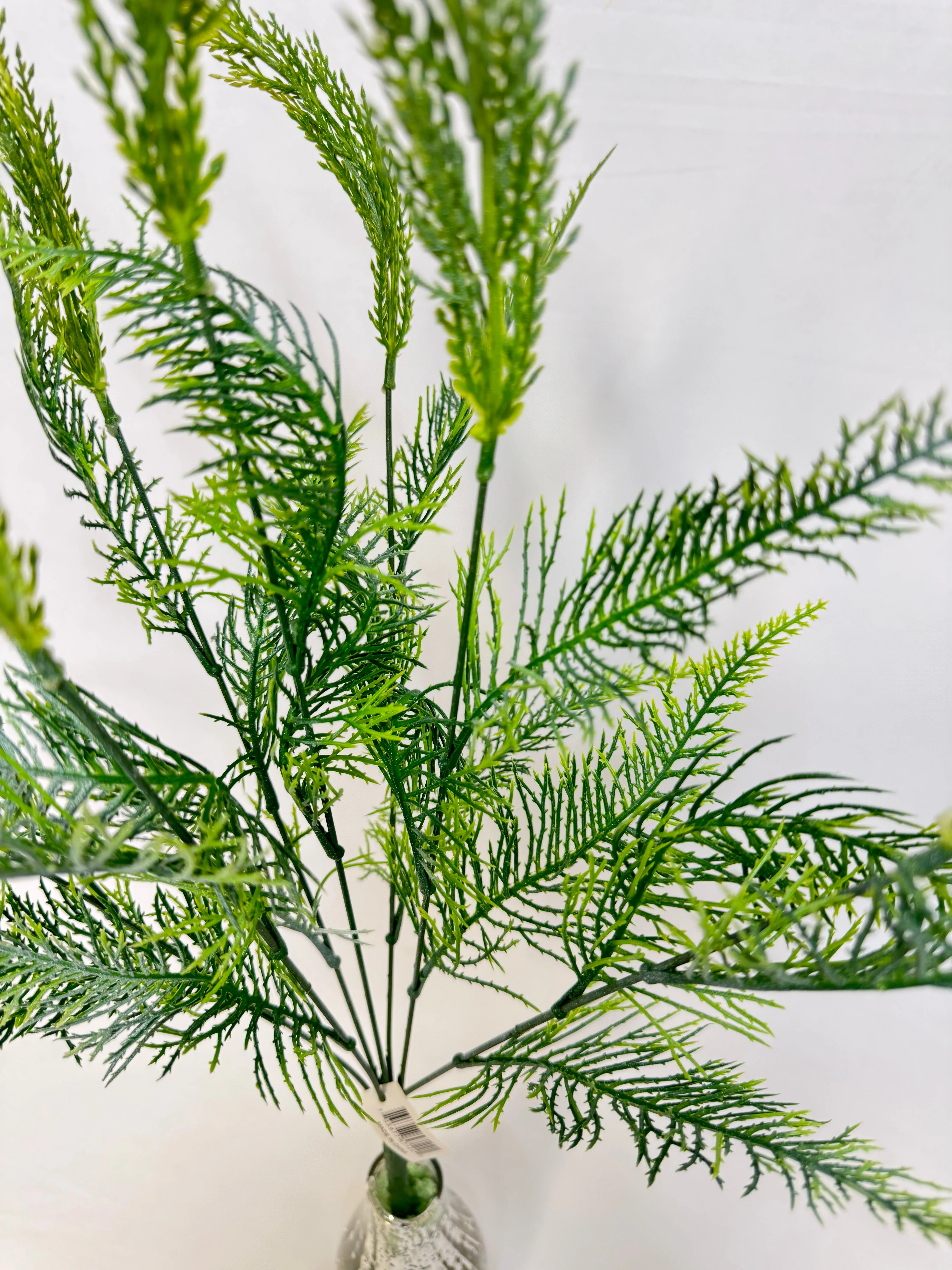 24" Plastic Fern Bush: Fresh Green- 57122