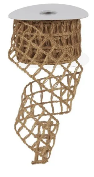 2.5" Jute Netting: Natural (10 Yards) RW666218