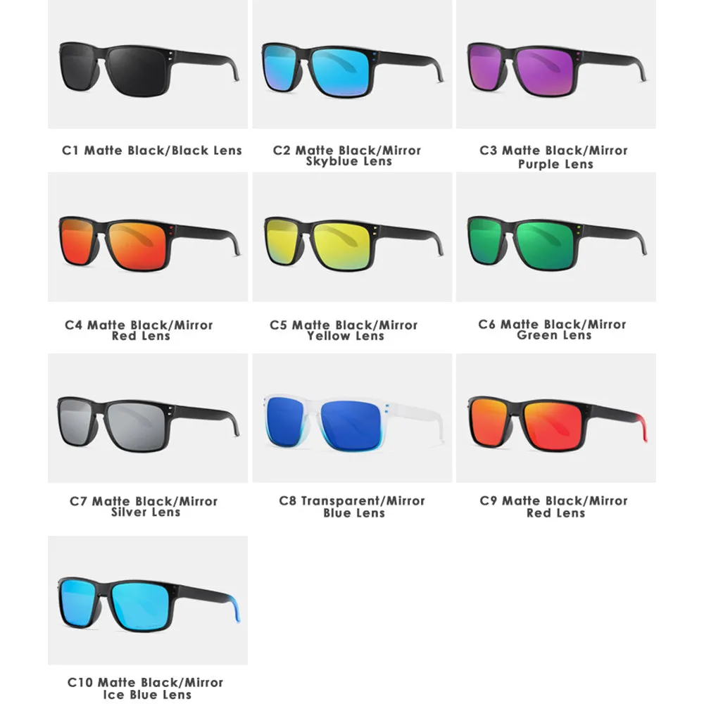 3 Pairs OOLVS Men Women Fashion Outdoor Sports Cycling Sunglasses Polycarbonate Full-rim Frame UV400 Polarized Lens OS9210B