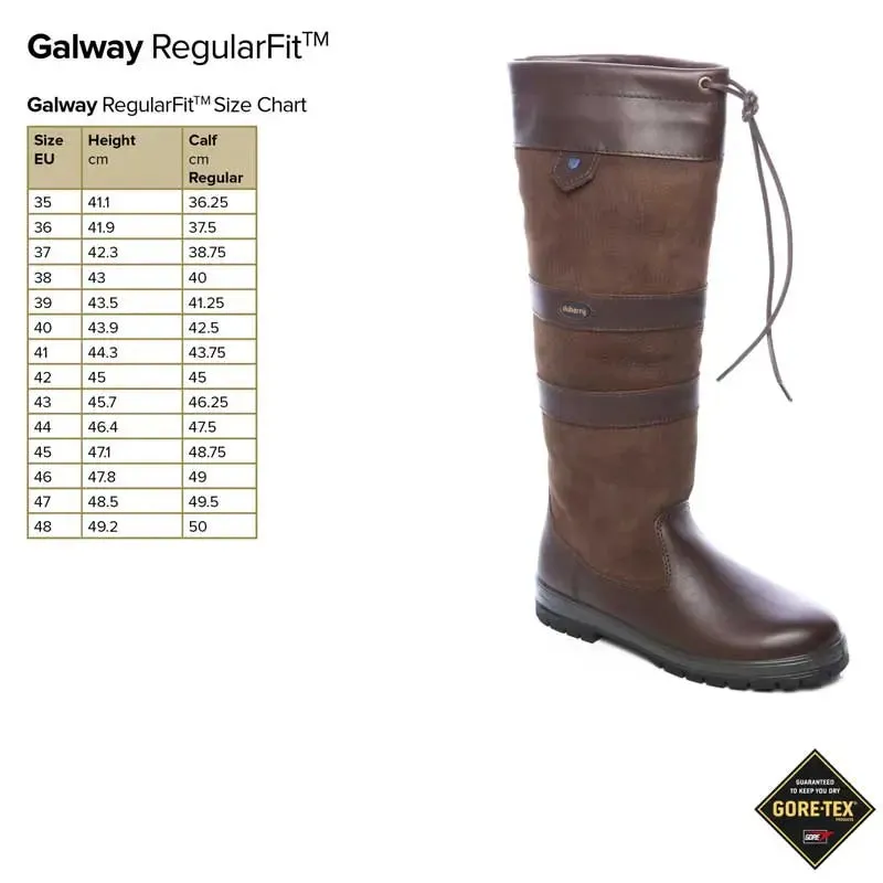 30% DUBARRY Galway Waterproof Leather Country Boots - Black UK 7 (EU 41)