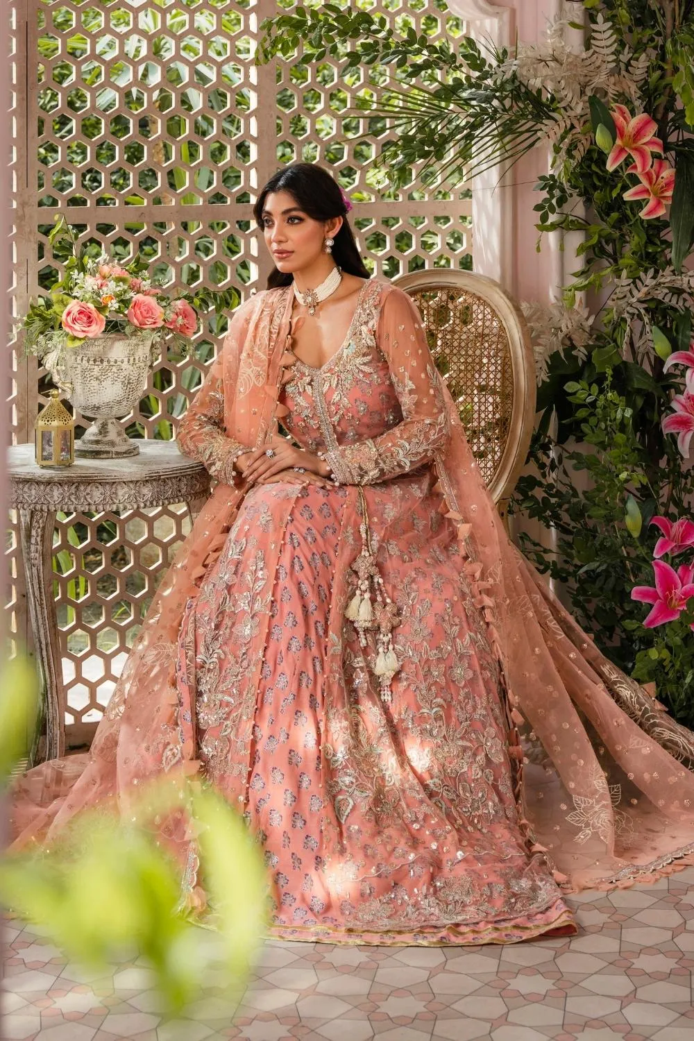 3PC Unstitched | Embroidered Luxury Formal Dress