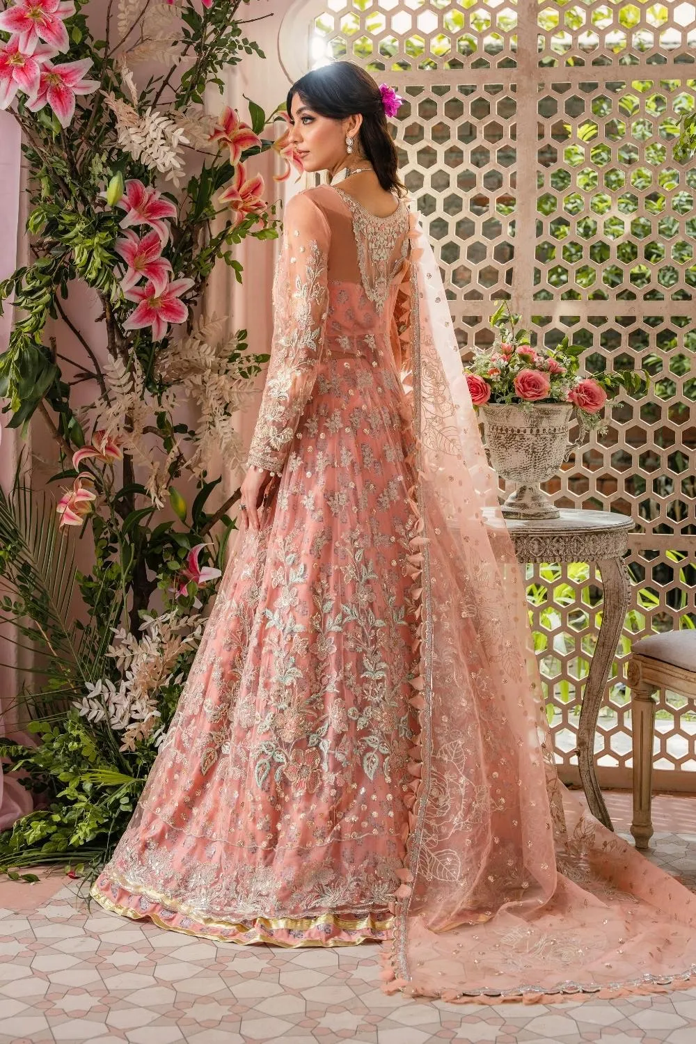 3PC Unstitched | Embroidered Luxury Formal Dress