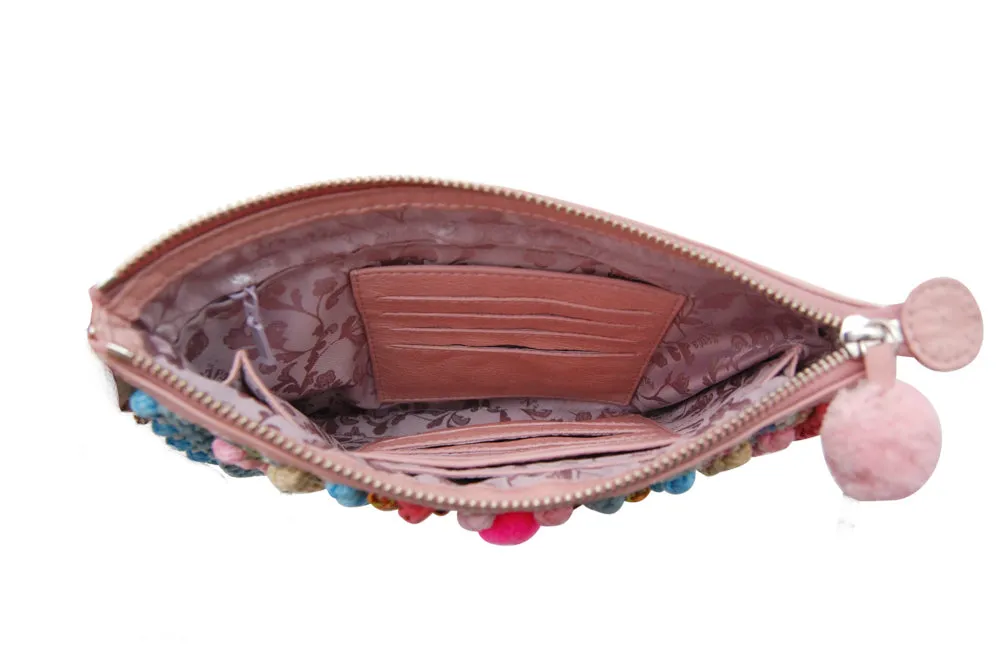 ACANTHUS: Colorful Embellished Pouch