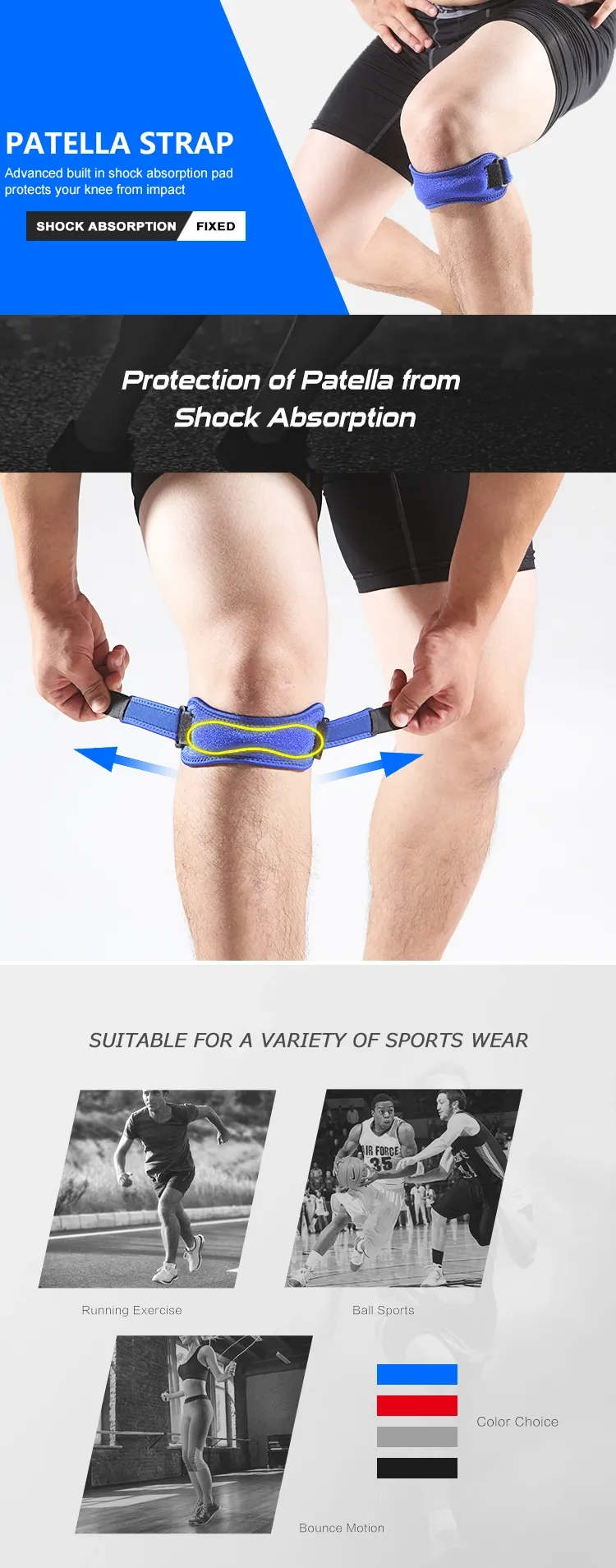 Adjustable Patella Band Knee Pad