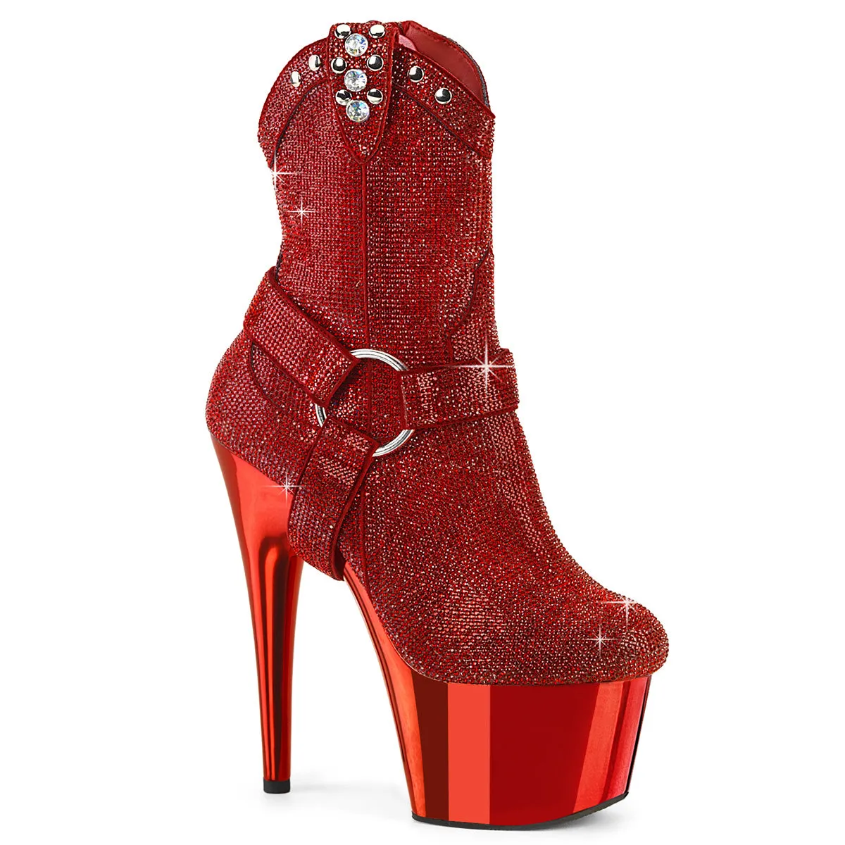 ADORE-1029CHRS  Red RS/Red Chrome