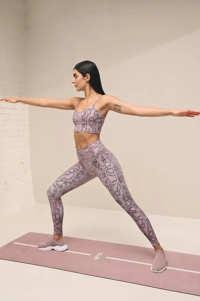 Aim'n Align Yoga Mat - Dusty Violet