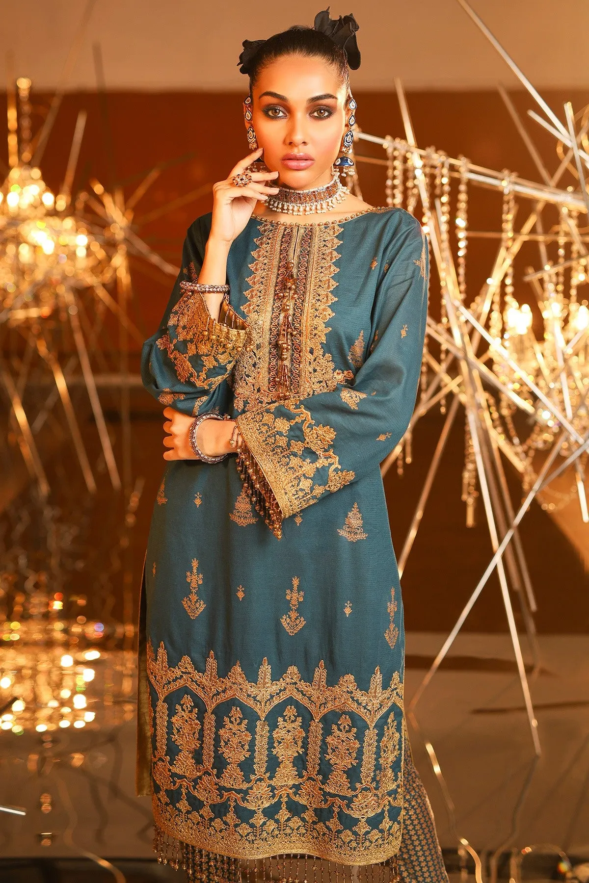 Alkaram Fancy Lawn Dress for Eid #N9004