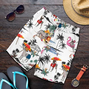 American Hairless Terrier-Summer Beach Mens Shorts