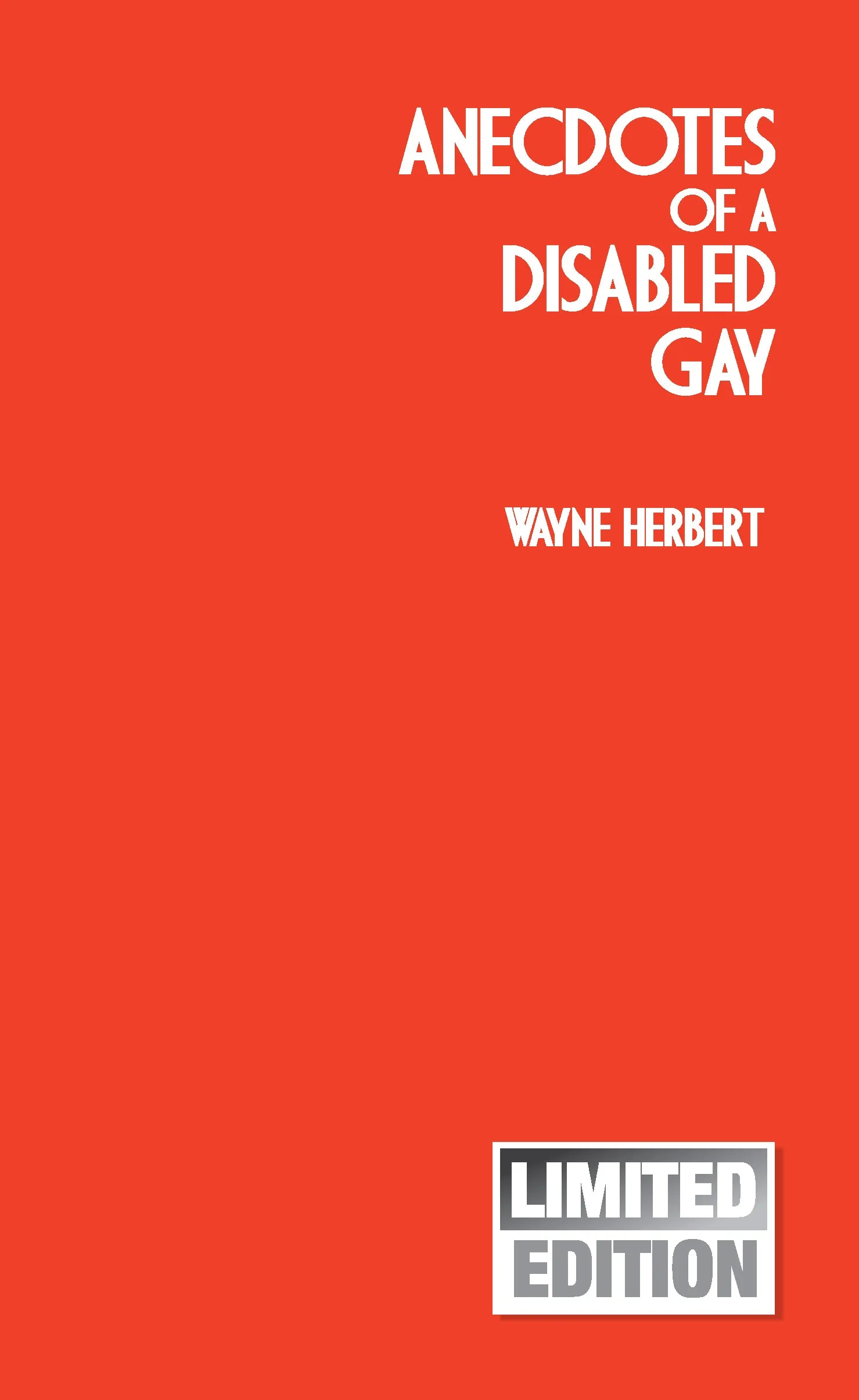 Anecdotes of A Disabled Gay