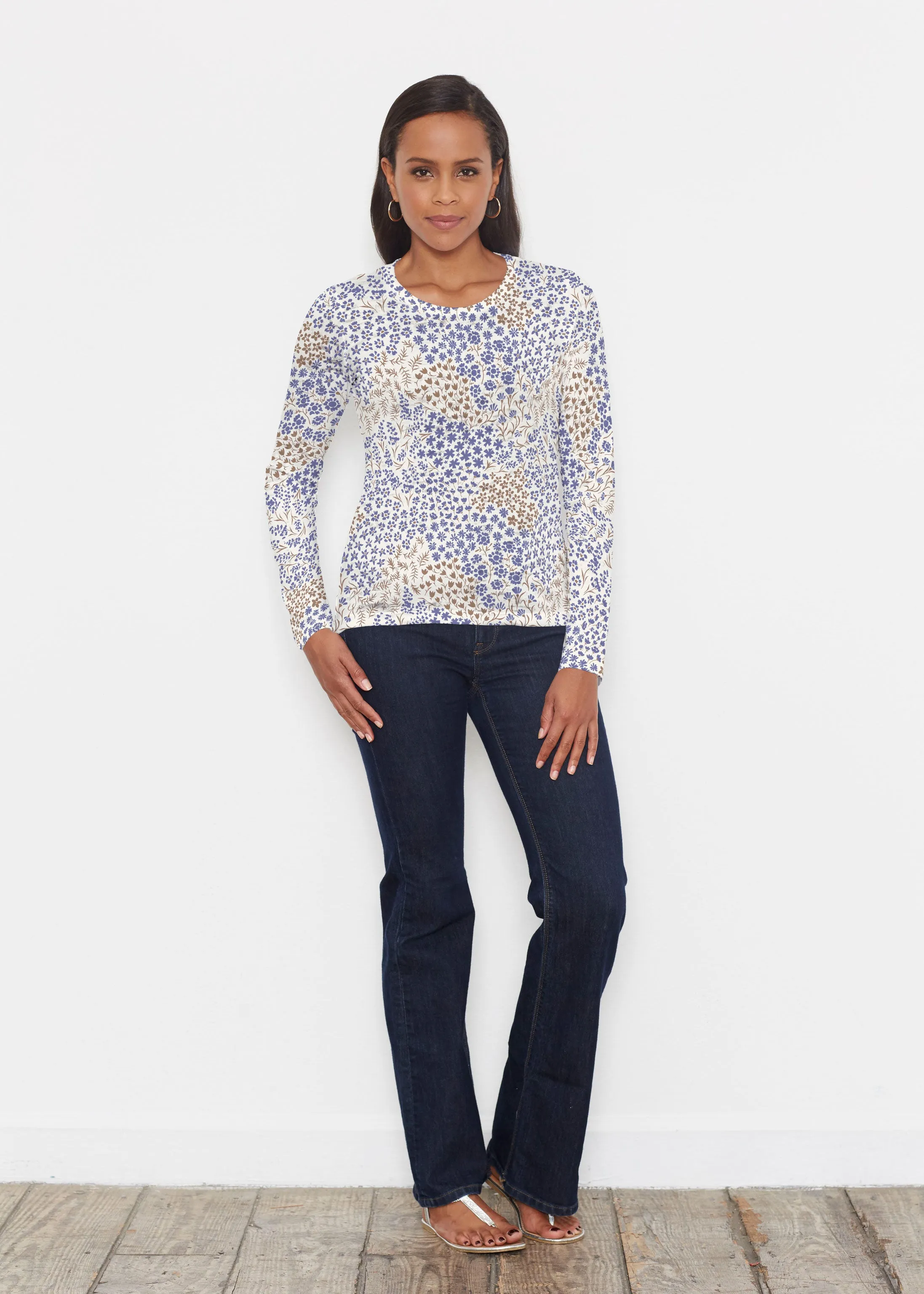 Annabelle Autumn (8058) ~ Signature Long Sleeve Crew Shirt