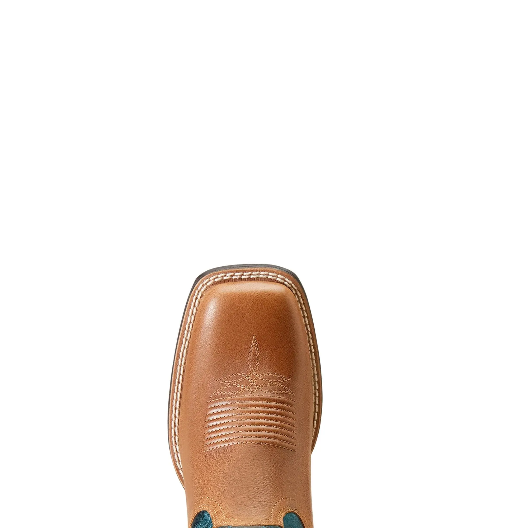 Ariat Womens Longview Boots Buttered Rum/Metallic Sea