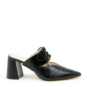 Black V Mule   Rattlesnake Tilda Strap