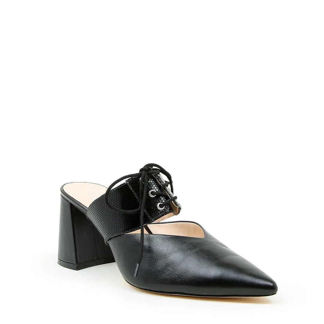 Black V Mule   Rattlesnake Tilda Strap