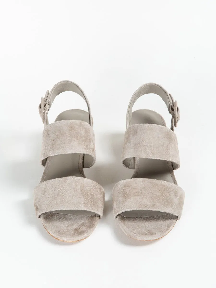 block heel - woodsmoke