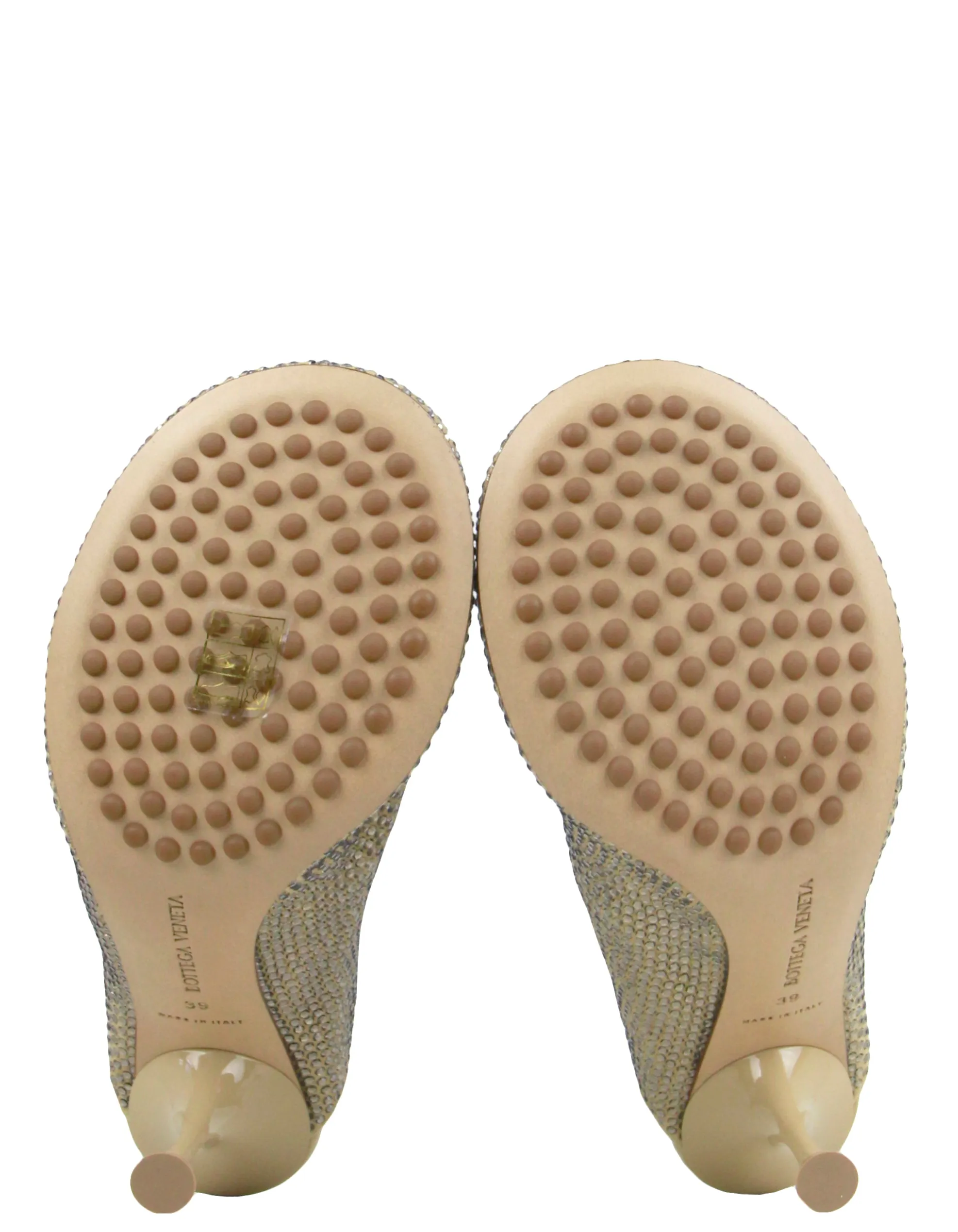 Bottega Maple Crystal Embellished Courtney Mules sz 39