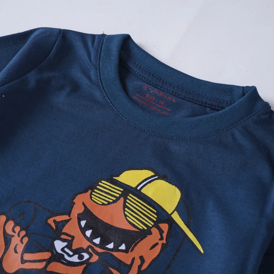 Boys Half Sleeves-Printed T-Shirt (Game 2)