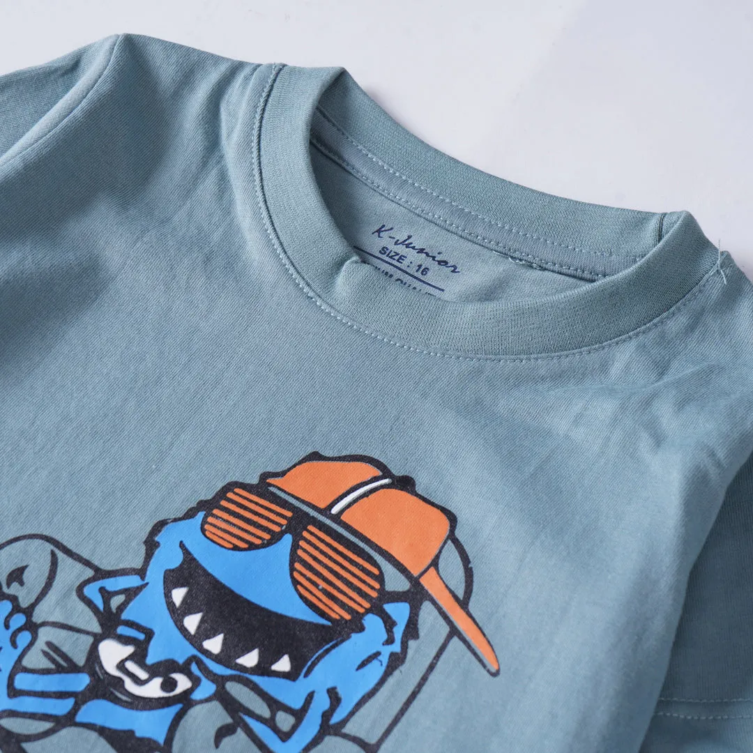 Boys Half Sleeves-Printed T-Shirt (Game 2)