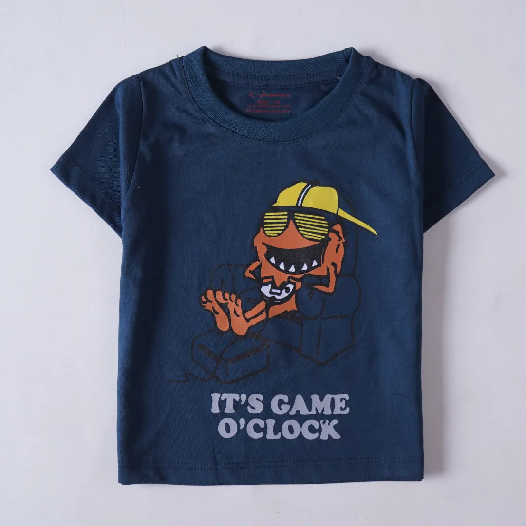 Boys Half Sleeves-Printed T-Shirt (Game 2)