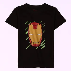 Boys Half Sleeves-Printed T-Shirt (ironman)