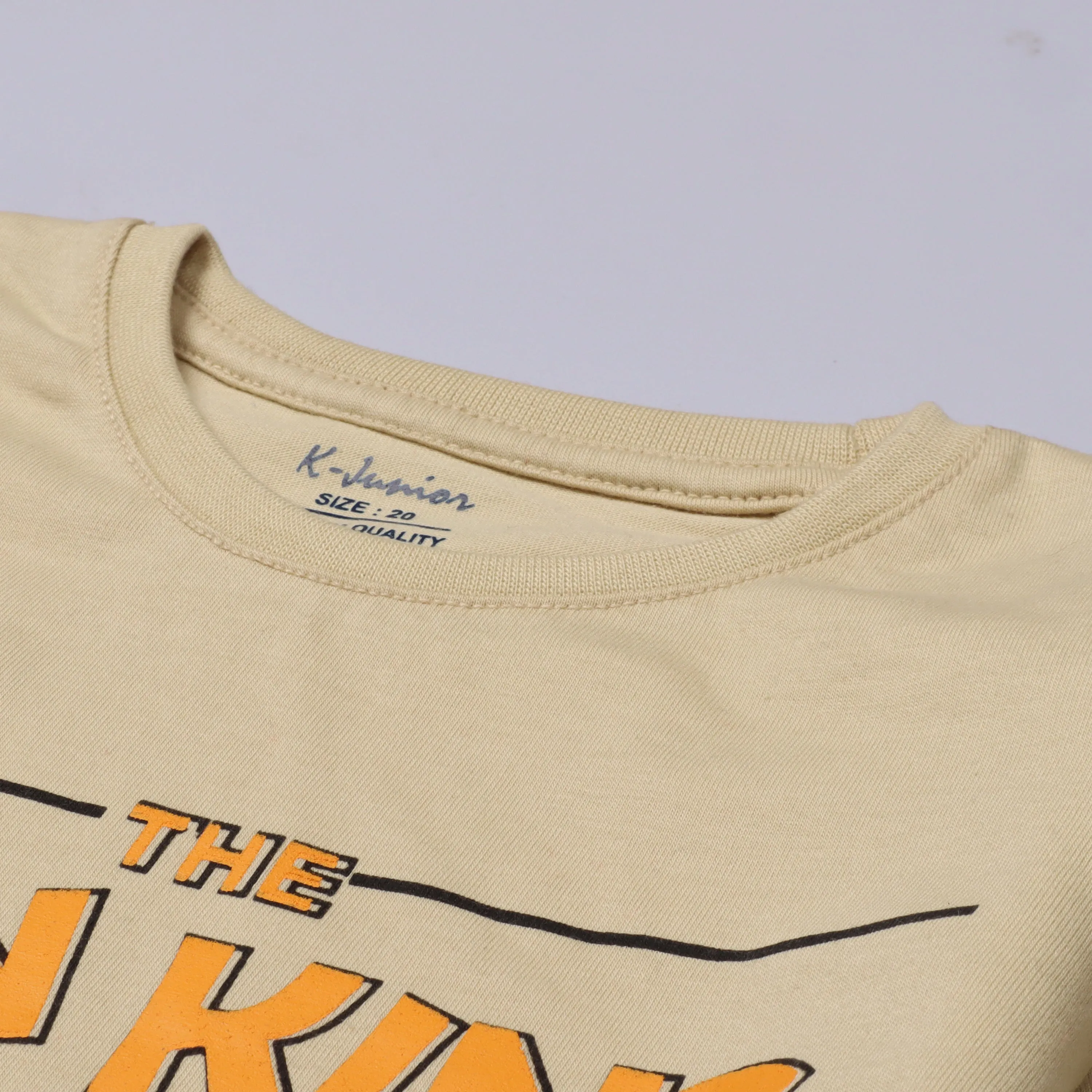 Boys Half Sleeves-Printed T-Shirt (Lion-king)