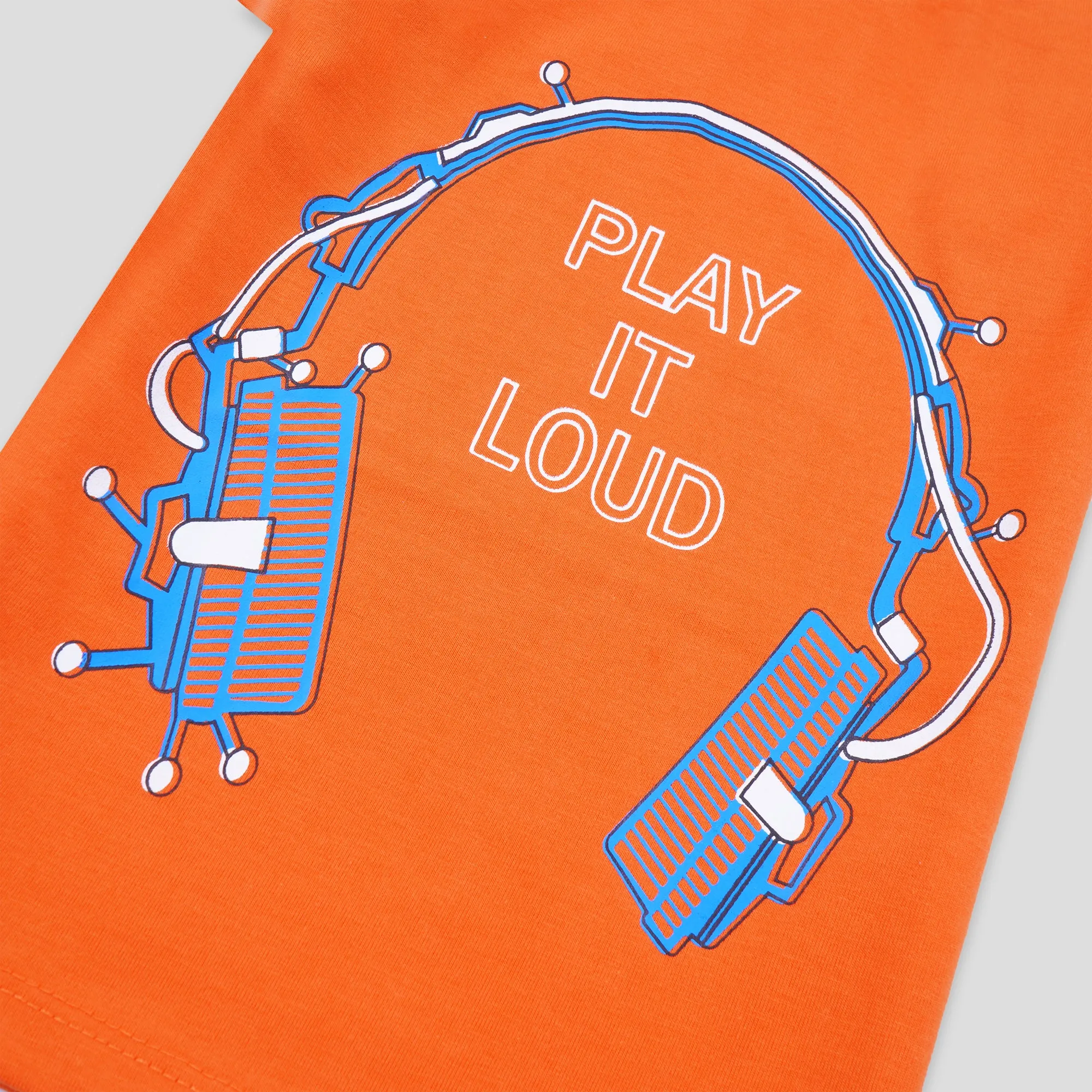 Boys Half Sleeves-Printed T-Shirt (Loud)