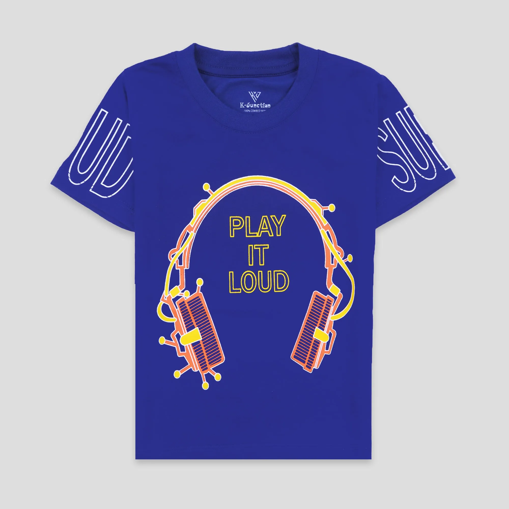 Boys Half Sleeves-Printed T-Shirt (Loud)