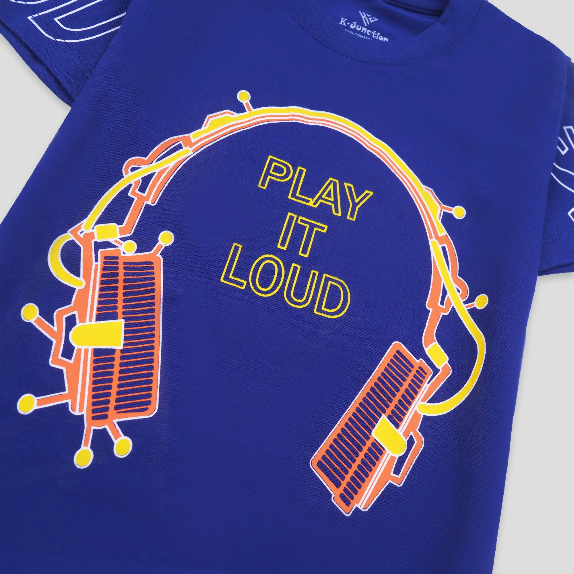 Boys Half Sleeves-Printed T-Shirt (Loud)