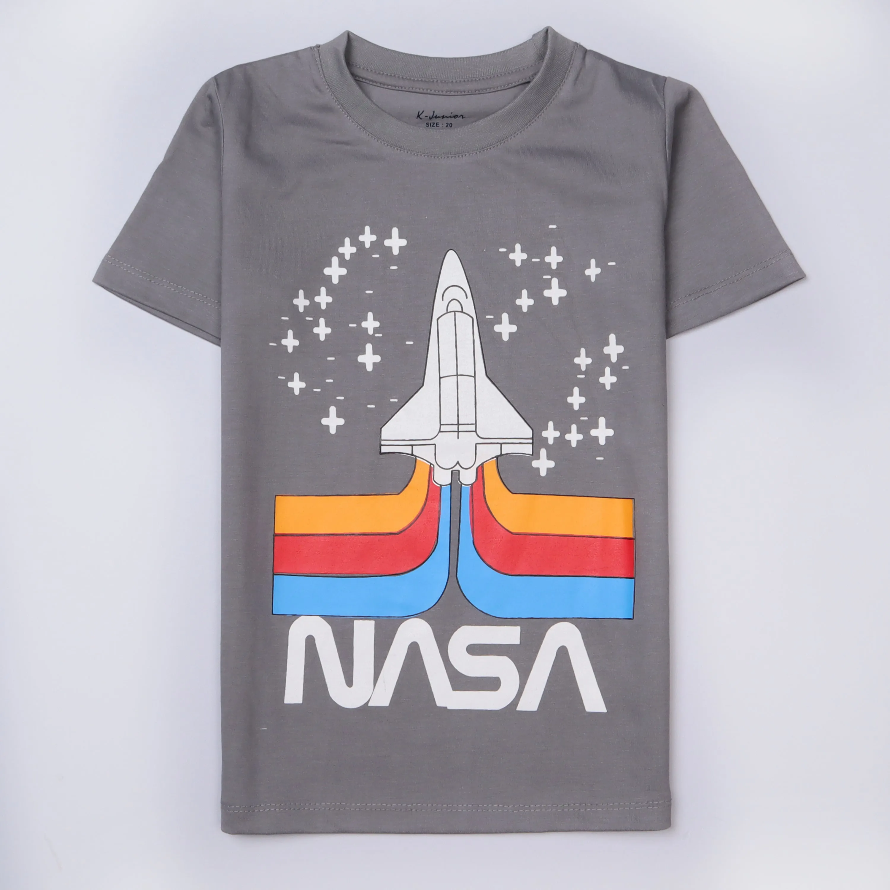 Boys Half Sleeves-Printed T-Shirt (Nasa)