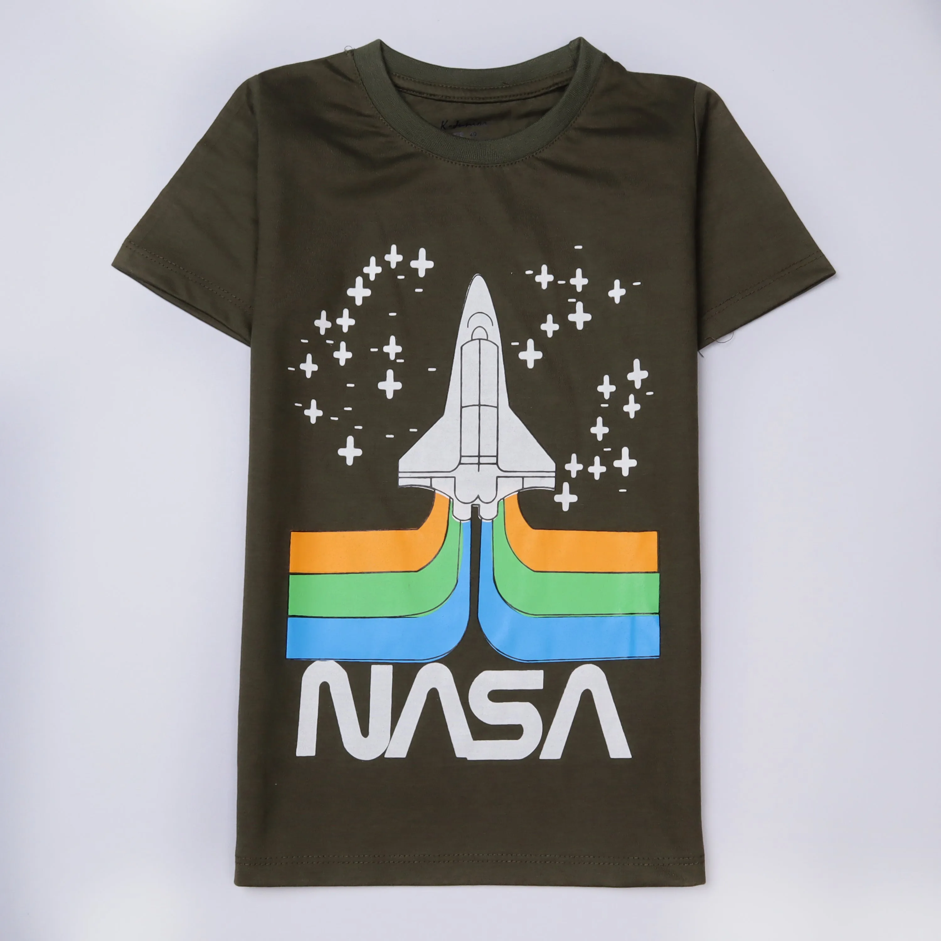 Boys Half Sleeves-Printed T-Shirt (Nasa)
