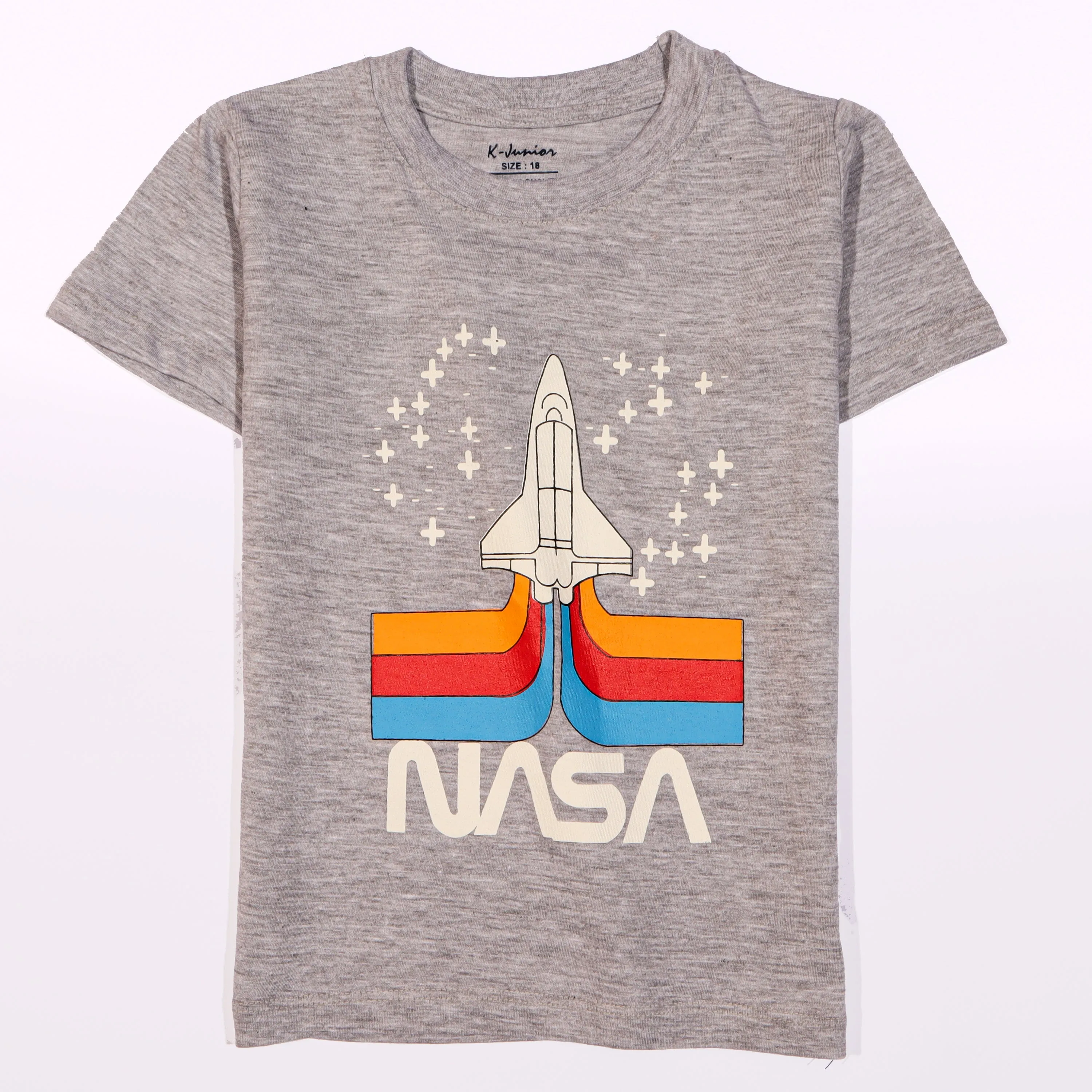 Boys Half Sleeves-Printed T-Shirt (Nasa)