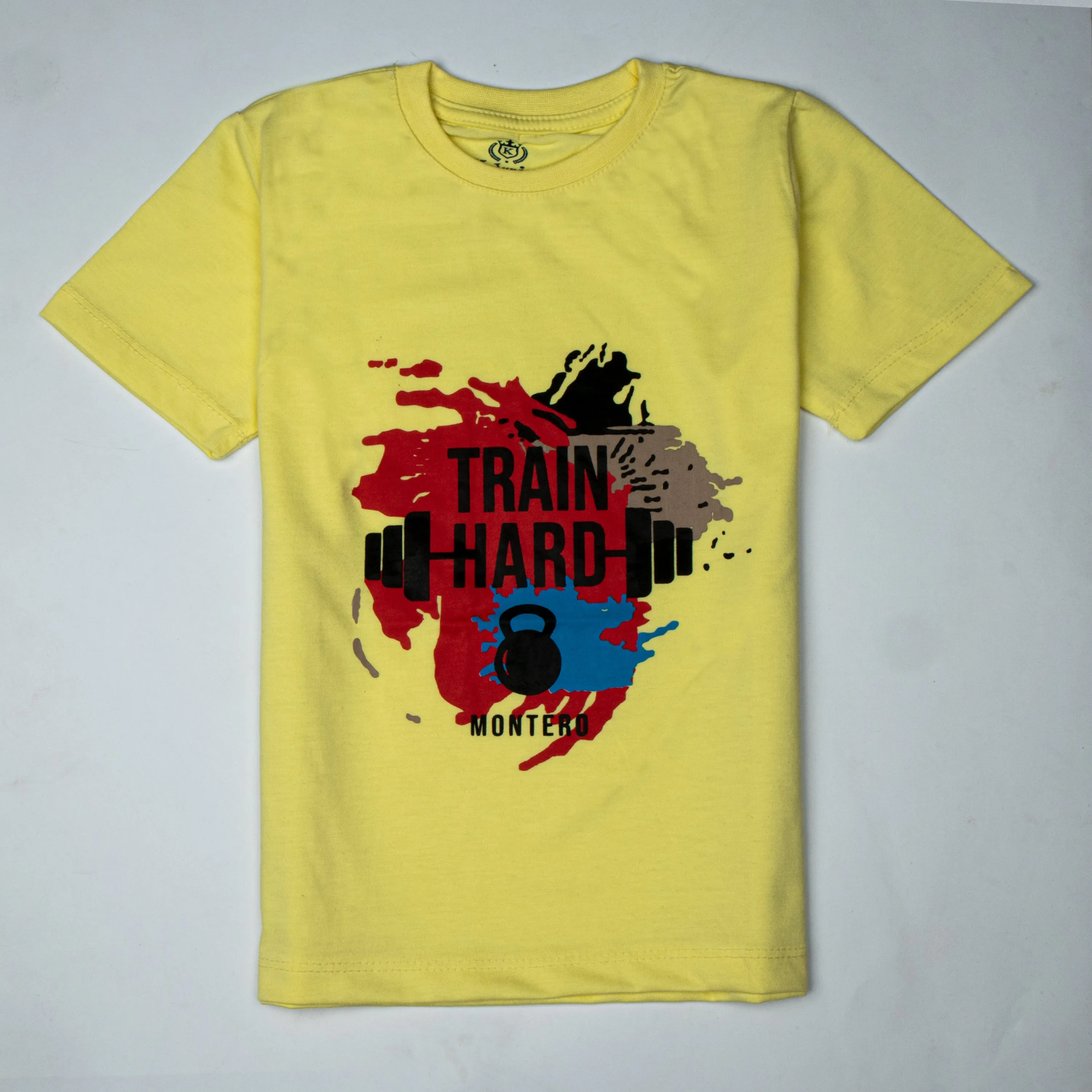 Boys Half Sleeves-Printed T-Shirt (train)