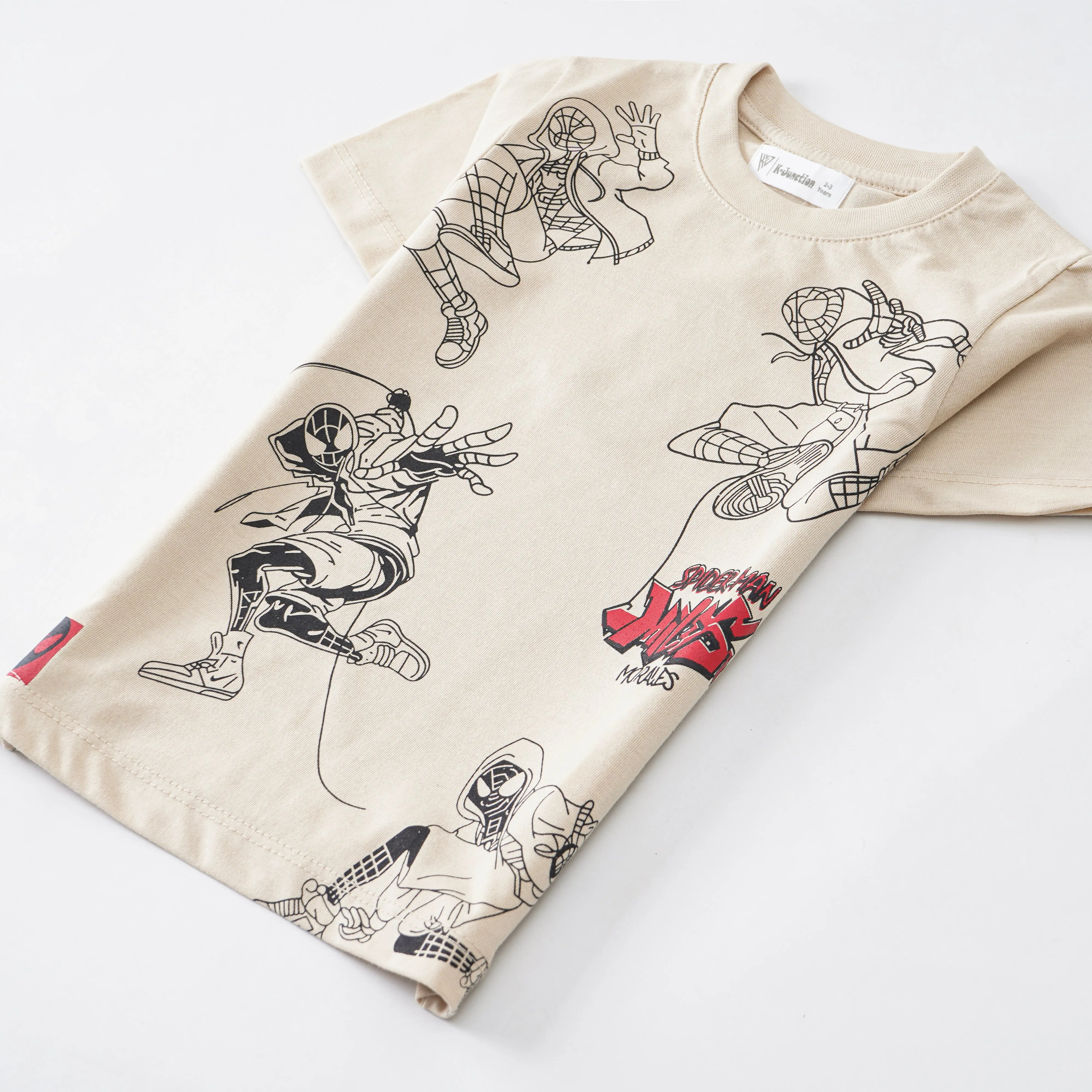 Boys Half Sleeves-Printed T-Shirt