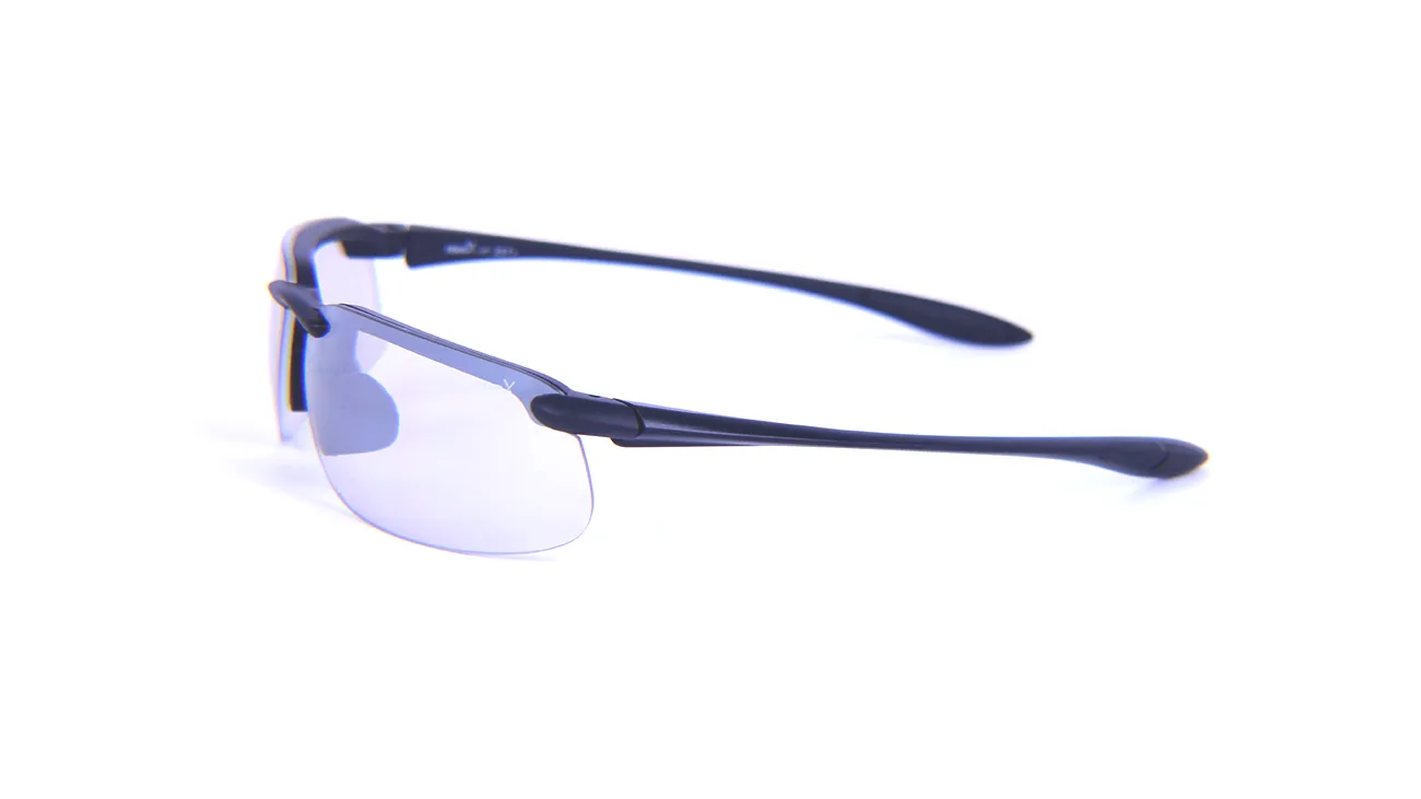 BrandX X1B04 I/O Silver Mirror Anti-Fog Lens, Black Frame (case of 200)
