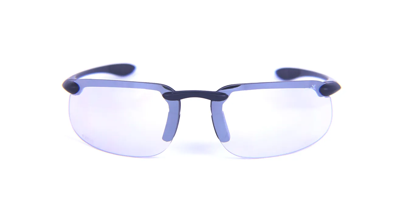 BrandX X1B04 I/O Silver Mirror Anti-Fog Lens, Black Frame (case of 200)