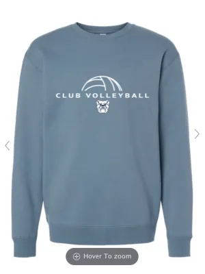 Butler Women's Club Volleyball Crewneck Sweatshirt Pigment Slate Blue