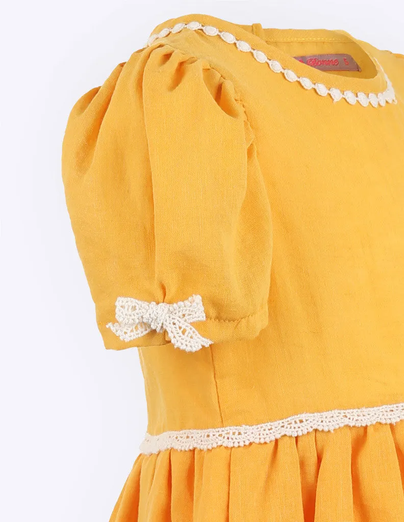 Cap Sleeve Dress Tangerine