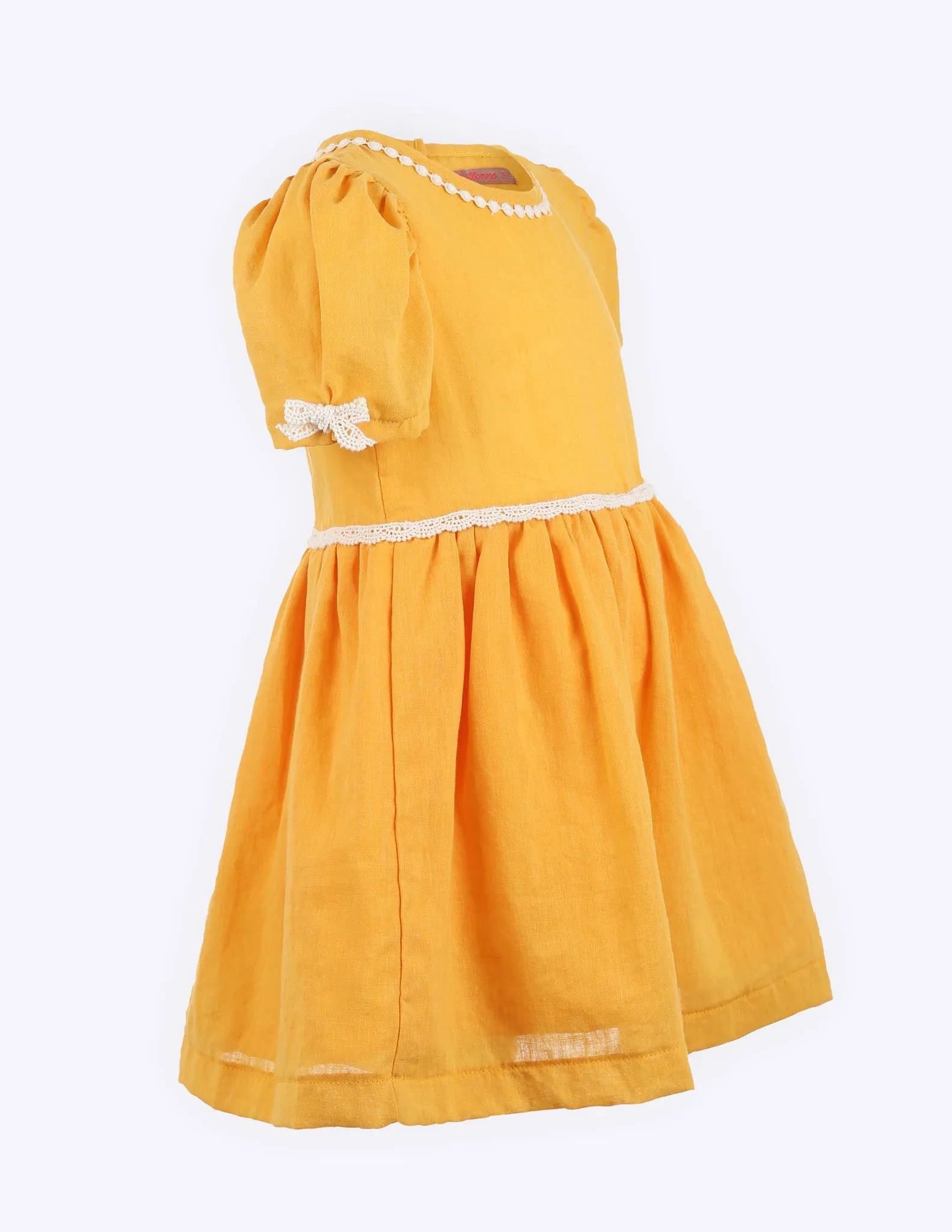 Cap Sleeve Dress Tangerine