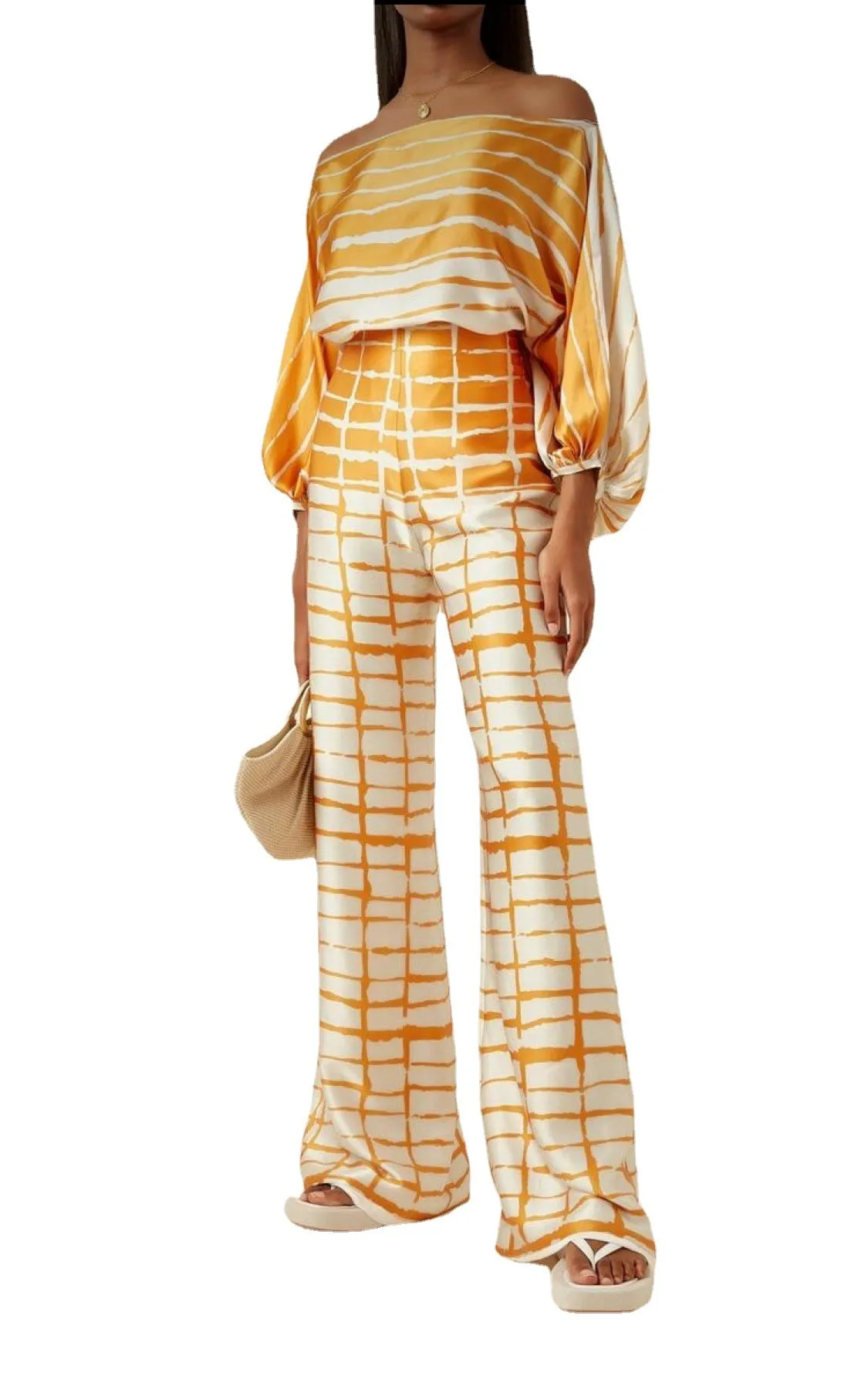 Casual Printed 2 Piece Suit