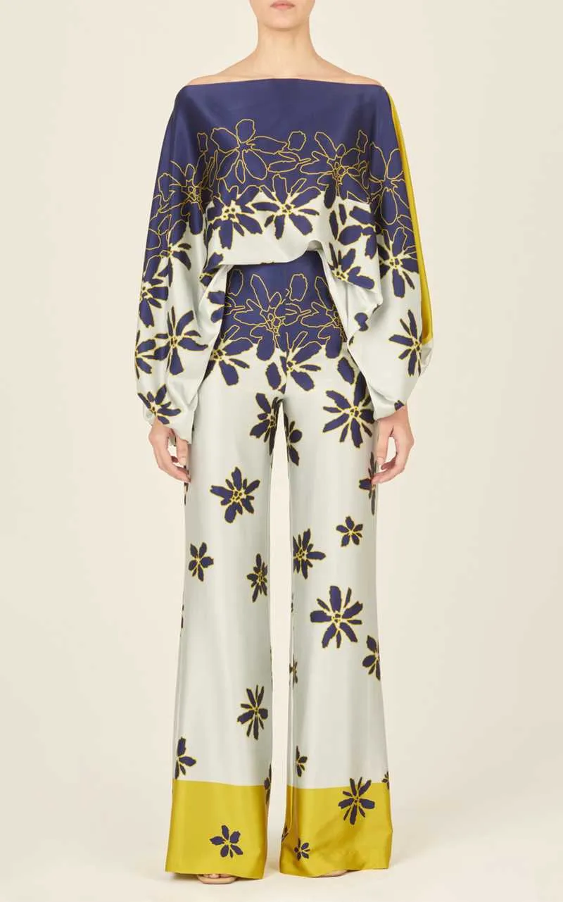 Casual Printed 2 Piece Suit