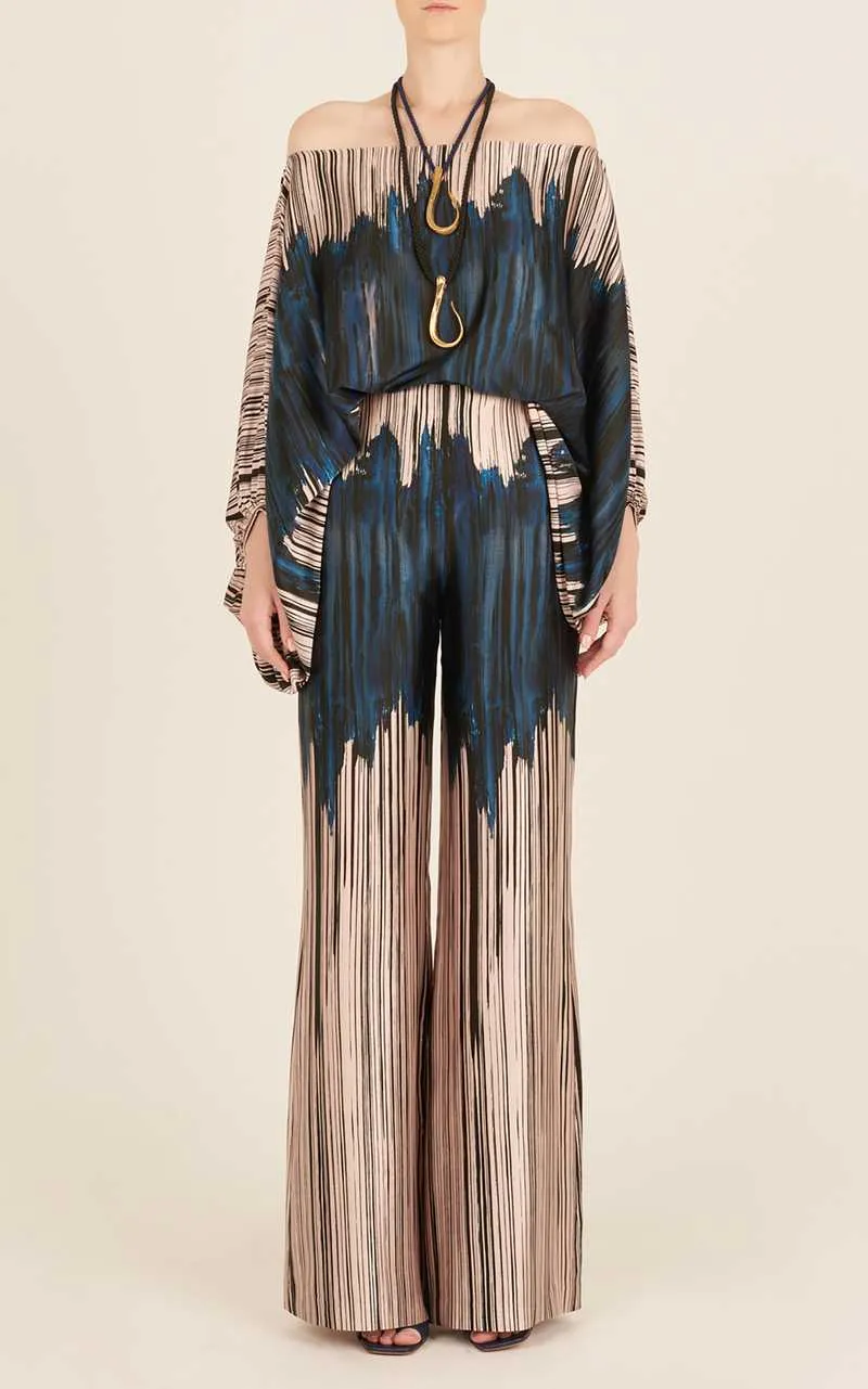 Casual Printed 2 Piece Suit