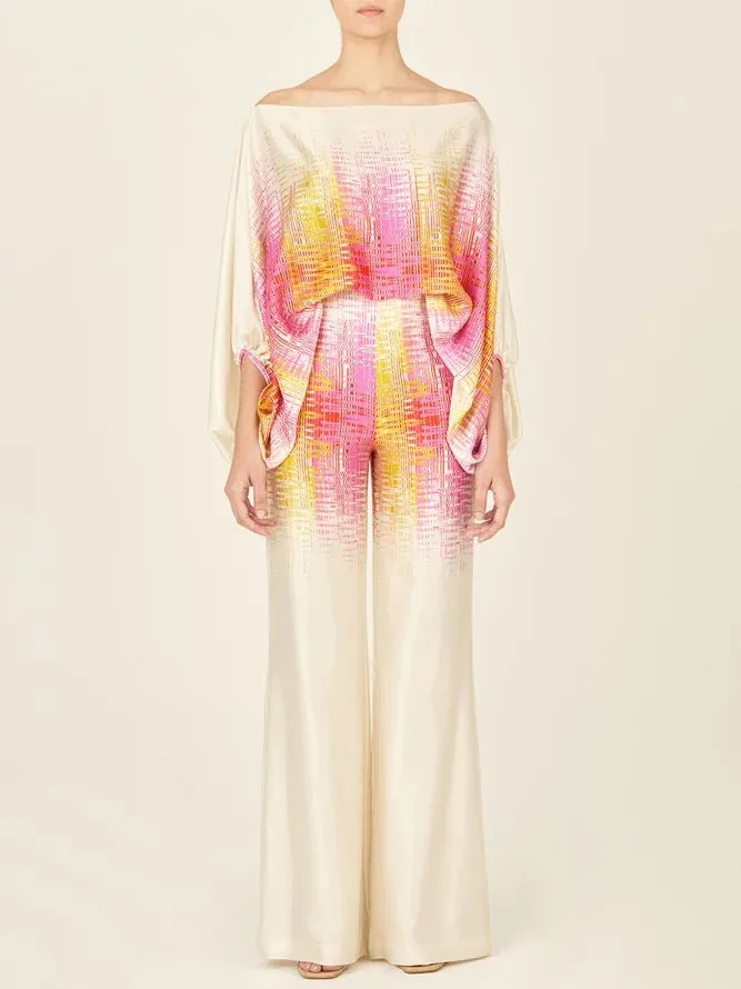 Casual Printed 2 Piece Suit