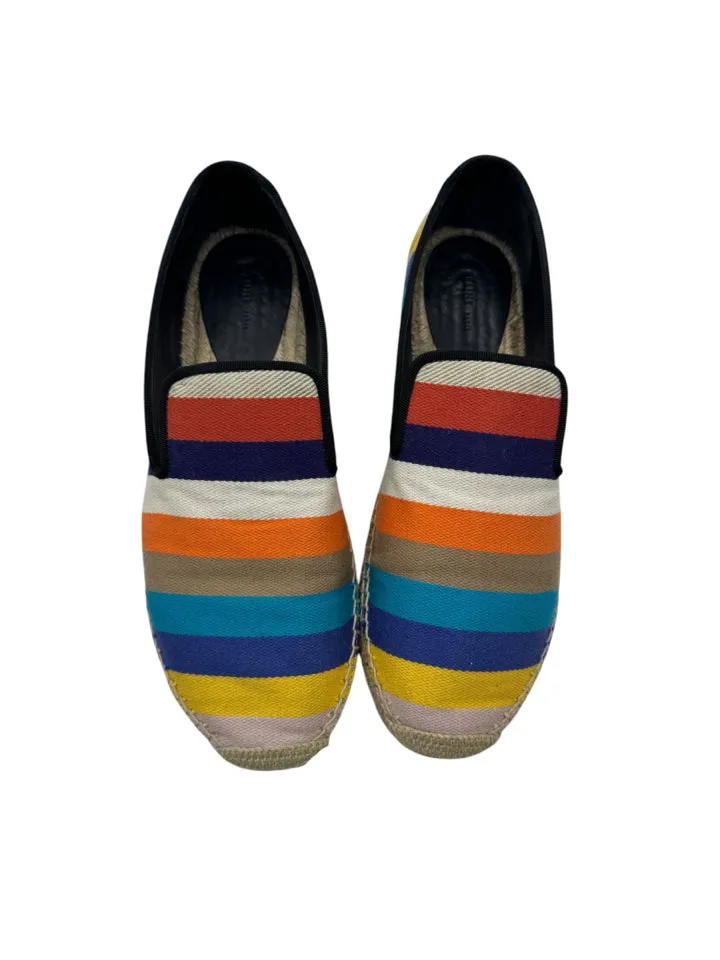 Celine Rainbow Stripe Espadrille Size 40 ~ US 10 Women's Shoes
