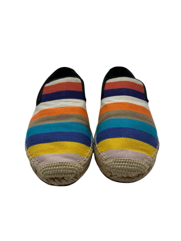 Celine Rainbow Stripe Espadrille Size 40 ~ US 10 Women's Shoes