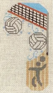 CH-534  - Volleyball  Candy Cane