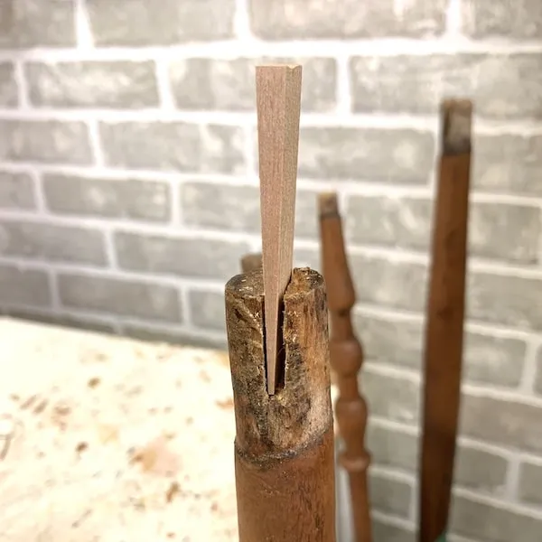 Chair Back Wedges for Wooden Furniture Repair (12 pieces)